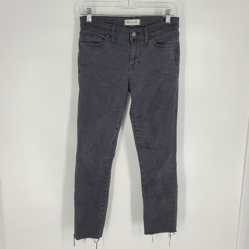 Madewell Off Black 8" Skinny Skinny Jeans 28